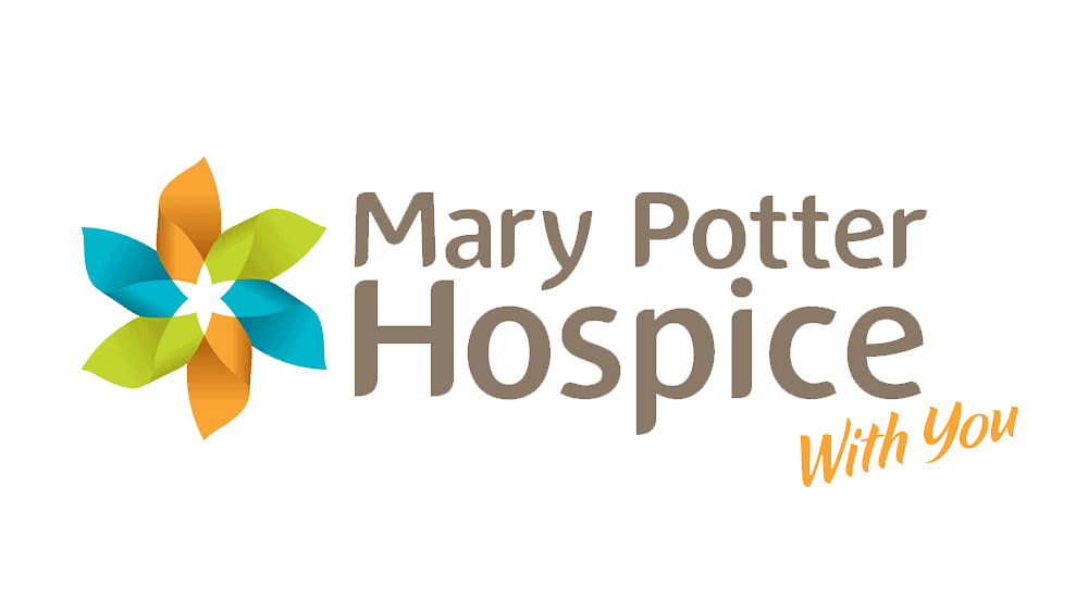 Mary potter hospice with you logo.