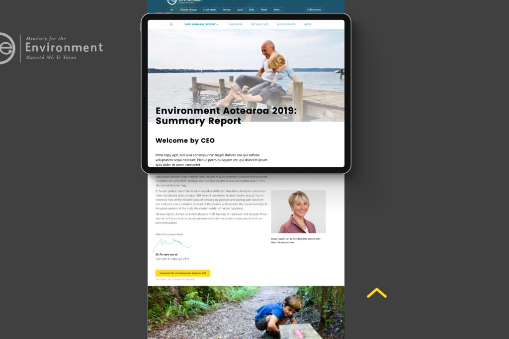 EA2019 1xiPad long 2 Tablet friendly web design example by Wonderlab