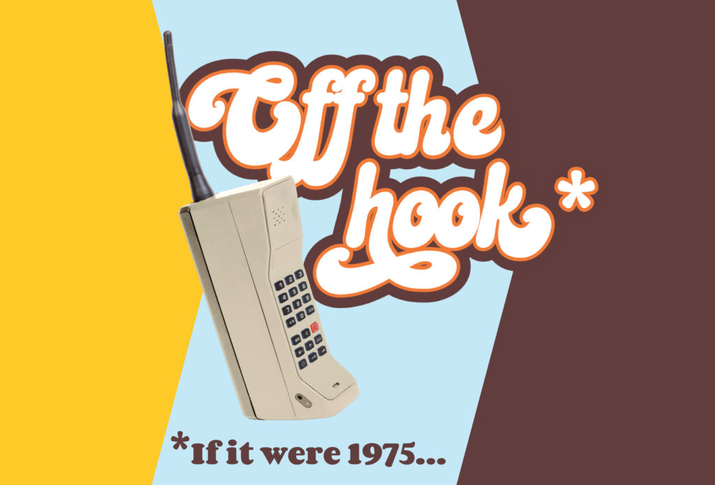 STATS3 Old phone and retro graphics designed by Wonderlab for a public awareness social media campaign.