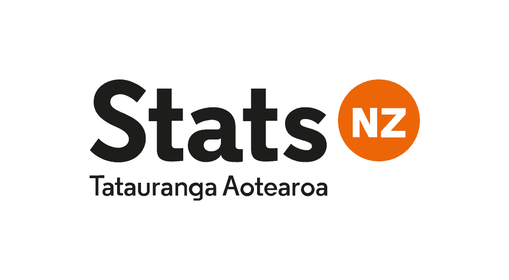 The stats logo on a brown background.