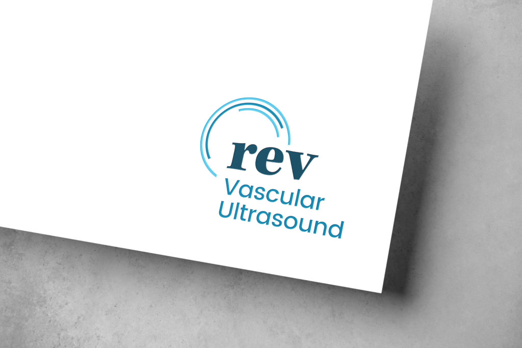 Artboard 1 copy 10 The logo for rev vascular ultrasound.