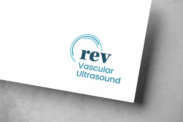 Artboard 1 copy 10 The logo for rev vascular ultrasound.