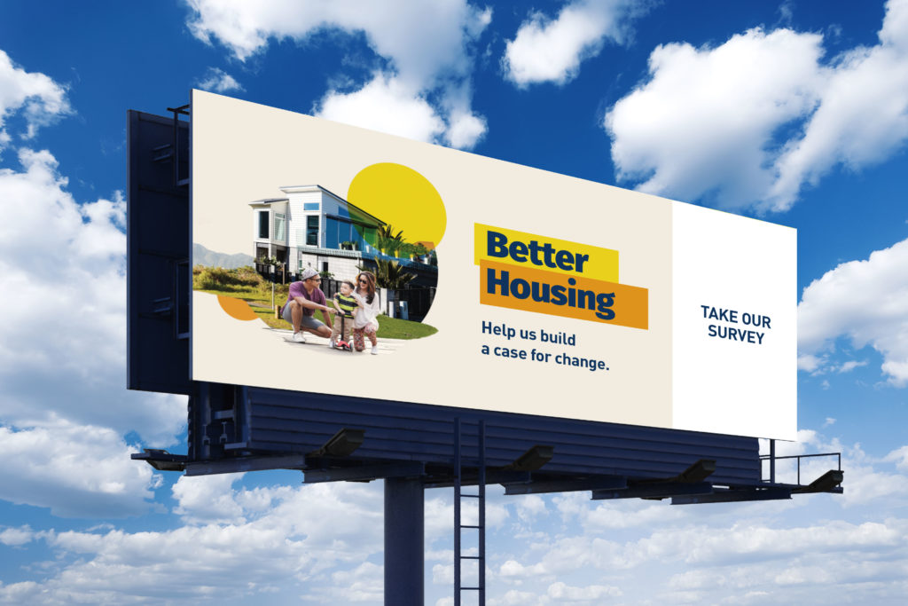 Artboard 1 copy 8 Billboard presentation showing social engagement poster by communication company Wonderlab