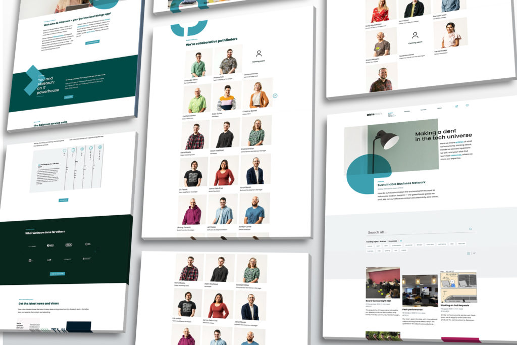 Artboard 1 copy 8 Presentation boards displaying the overall look and feel of a brand new website design by Wonderlab