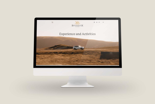 Desktop screen displaying animated work by web design agency Wonderlab.