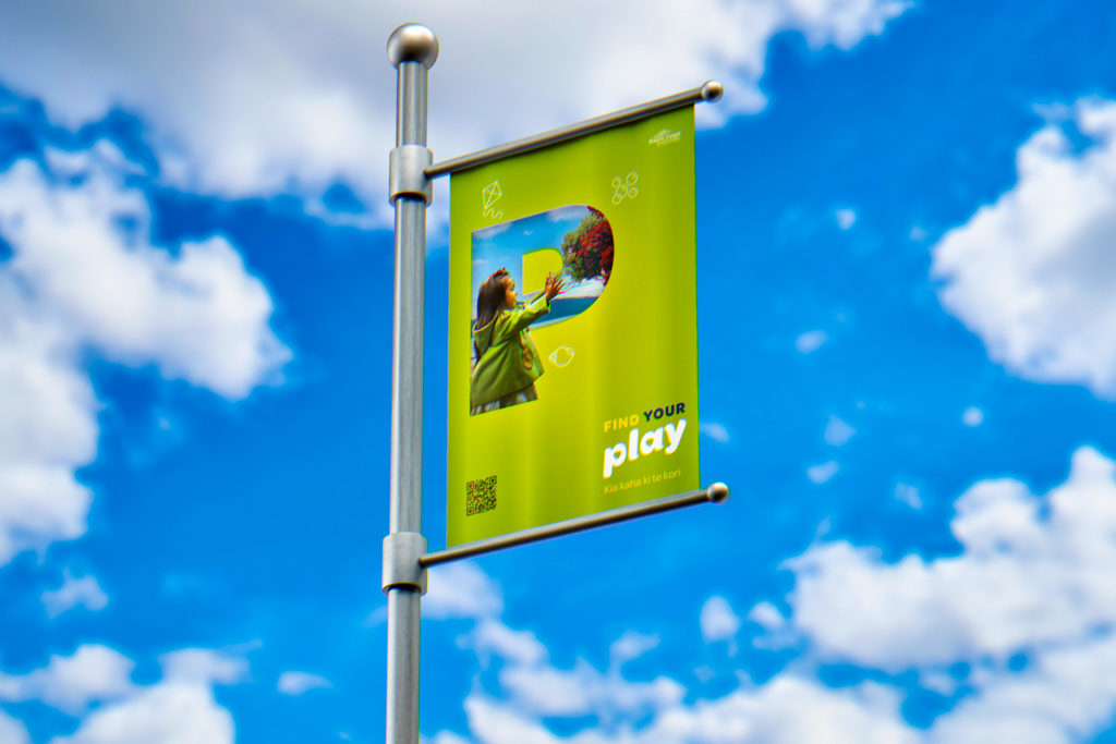 Find Your Play Wonderlab copy 3 Street flag design by creative agency Wonderlab