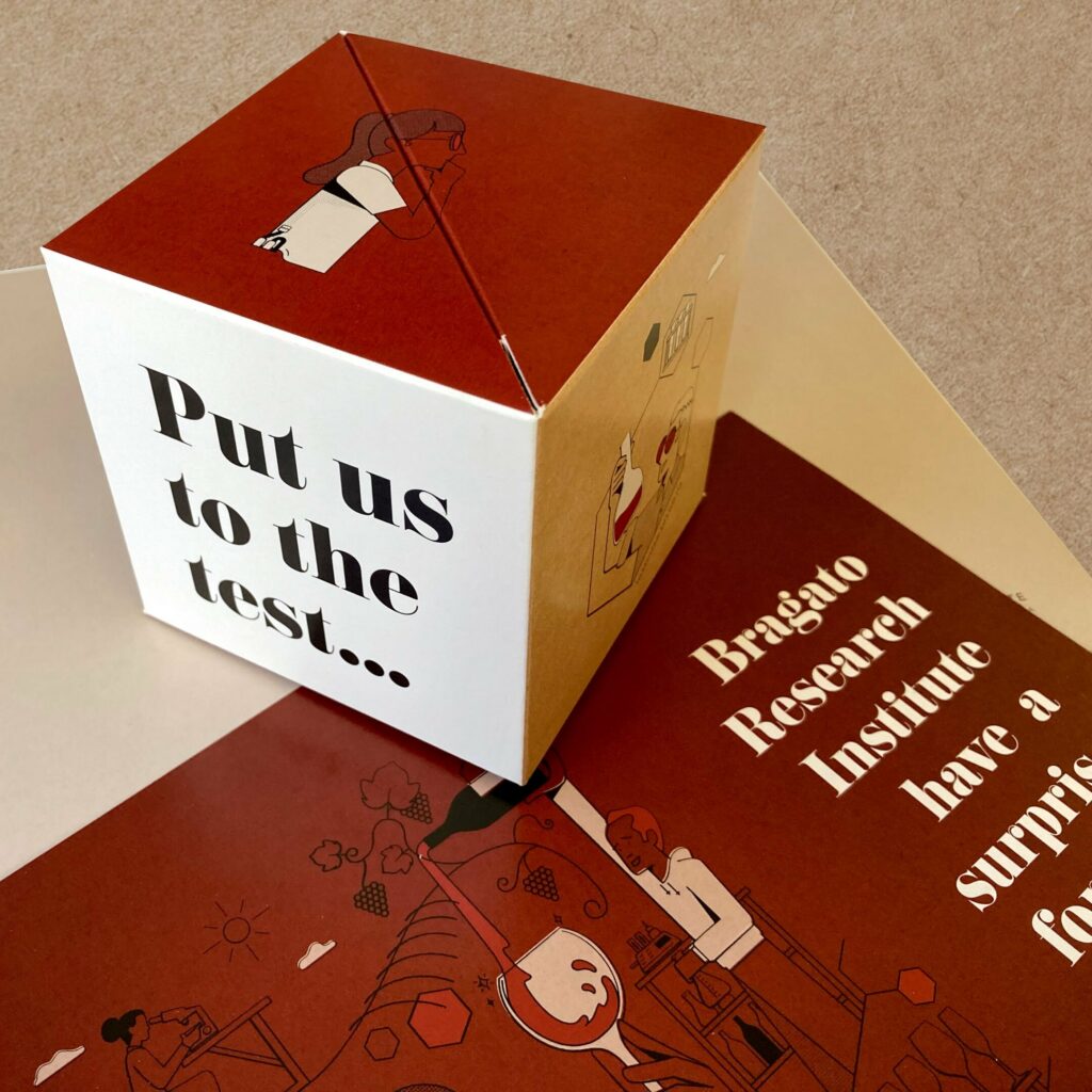 BRI - test case - square 11 A box that says put us to the test.