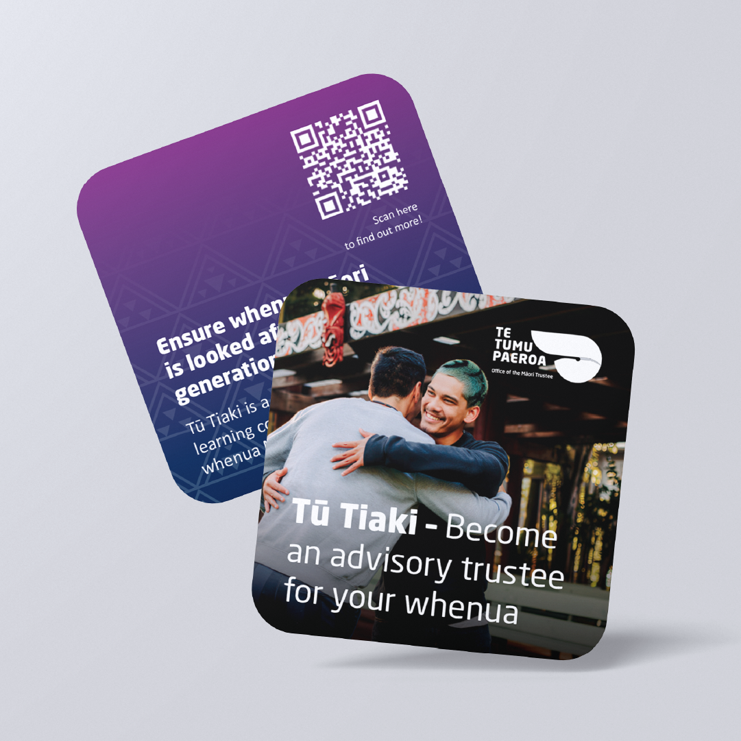 Connecting Whenua & Whānau: Te Tumu Paeroa Event Collateral