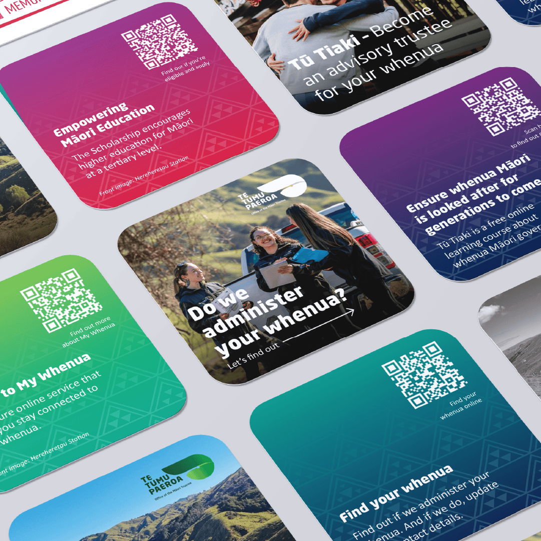 Connecting Whenua & Whānau: Te Tumu Paeroa Event Collateral